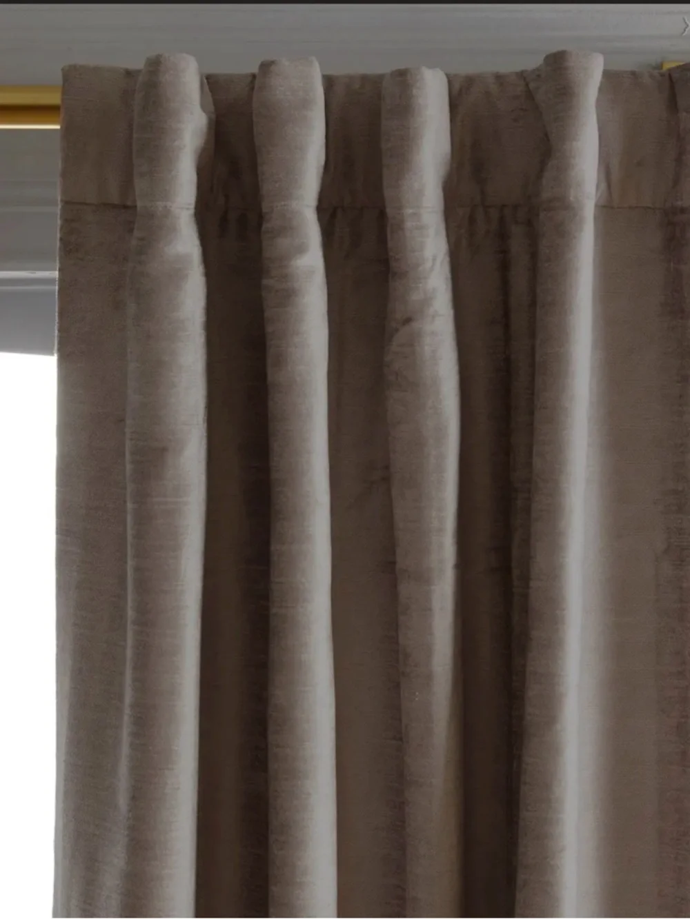 Quince Luster Velvet Blackout Curtain Panel 48x84 Slate Gray (Single)